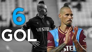 Marek Hamšík Trabzonspordaki Tüm Golleri [upl. by Ruberta]