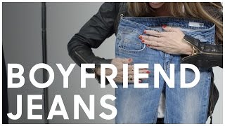 Boyfriend Jeans Outfit  Secrets Of A Stylist [upl. by Nylteak689]