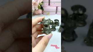 Pyrite carvings 🥰 crystalsdotcom crystals crystalstructure crystalshop quartz crystalstores [upl. by Naltiak]