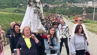 A DELICETO SI RINNOVA IL PELLEGRINAGGIO ALLA MADONNA DELLOLMITELLO [upl. by Eilyac]