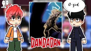 Dandadan react to Saitama vs Garou vs God One punch man  Gacha react [upl. by Swane]