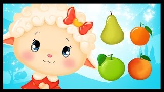 Pomme pêche poire abricot  1h15 min de comptines pour les petits [upl. by Yoccm]