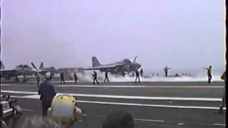 S3 VikingEA6 ProwlerA6B Intruder taking off from the USS Theodore Roosevelt Airshow  part 8 [upl. by Airda]