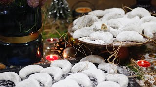 Biscuits fondants 👌 Kipferl noisettes bredele de Noël avec 1 seul oeuf 🥚 [upl. by Erdman52]