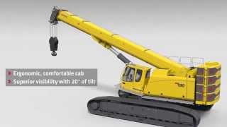 Grove New GHC130  Telescoping Crawler Crane [upl. by Cassidy366]