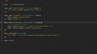 Tutoriel  Slim Framework 2 [upl. by Eiramaliehs607]