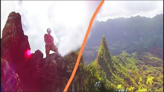 Oahu  Hiking Olomana Ridge [upl. by Ecile]