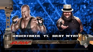 WWE 2K15 Fantasy Showdown Undertaker vs Bray Wyatt [upl. by Booma]