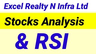 excel realty n infra ltd latest news excel realty stocks analysis amp rsi stockmarket [upl. by Ennaerb]