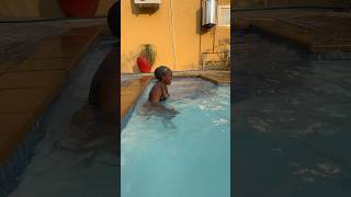 Learning How to swim in BOTSWANA contentcreator travel swimming vlog viralvideo viralshorts [upl. by Plume]