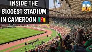 INSIDE THE BIGGEST STADIUM IN CAMEROON 🇨🇲 IN 2023 [upl. by Asert418]