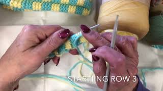 🔥 REVISED 🔥Tutorial Knitting Checkerboard Granny Slippers PART 2 [upl. by Constantina]