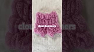 cloud bloomers made from mohair and silk yarn ☁️ handknitting knitting knitweardesign [upl. by Teece89]