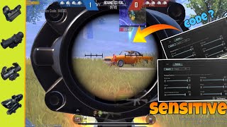 New Best Sensitivity Code and Control settings for Pubg Mobile  Bgmi 2023 Update 29 [upl. by Zebe]