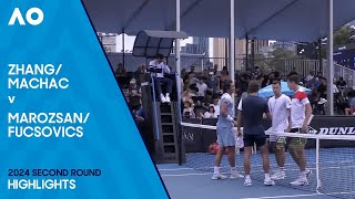 MachacZhang v FucsovicsMarozsan Highlights  Australian Open 2024 Second Round [upl. by Ahsenik]