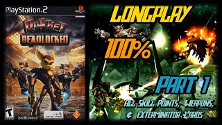 Ratchet Deadlocked  Longplay 100 Part 1 of 2 Ps2 Hero Difficulty Walkthrough No Commentary [upl. by Akirat500]