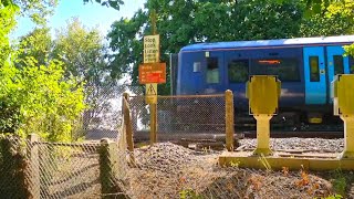 Footpath Level Crossing Closed and Abandoned Fouchams Footpath Level Crossing Kent [upl. by Ainesy]