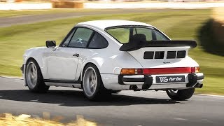 F1powered roadlegal Porsche 930 TAG Turbo by Lanzante 15litre V6 Turbo Sound [upl. by Hope]