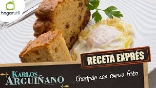 Receta Exprés Choripán con huevo frito [upl. by Yuri]