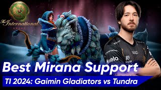 🐯 tOfu BEST MIRANA SUPPORT at TI  Dota 2 TI 2024 Gameplay [upl. by Newhall]