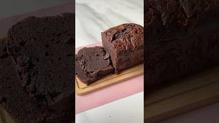 double chocolate loaf cake recipe food shorts chocolatecake [upl. by Jenn]