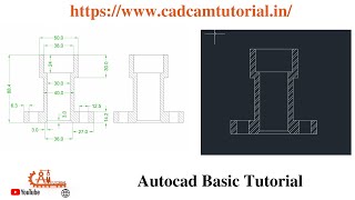 AutoCAD  Complete Tutorial for Beginners  Exercises 37 [upl. by Cedar]