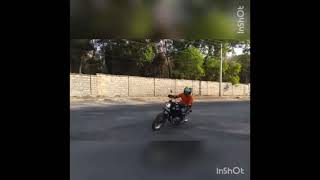 Yezdi Roadking 1996 cornering and exhaust [upl. by Palestine628]