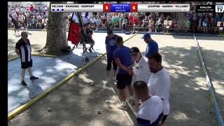 petanque 2024NATIONAL TOP 1500 ESPALION team JOUFFRE vs teamFETLAIN [upl. by Ahseiyk]