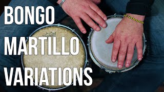 Bongo Drums Martillo Variations [upl. by Pinebrook]