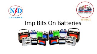 Imp Bits On Batteries for all exams in 2024in telugu [upl. by Amero]