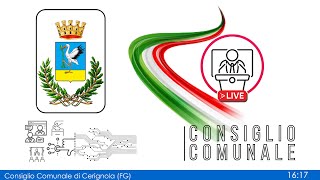 Consiglio Comunale di Cerignola  28 Settembre 2023 [upl. by Kovar174]