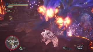 【MHW】 魔物獵人 世界 大錘單刷炎妃龍 4分02秒 [upl. by Ehgit]