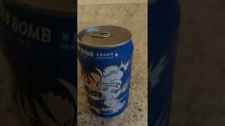 Drinking Chun Li Ocean Bomb peach tea flavour [upl. by Yerocaj]