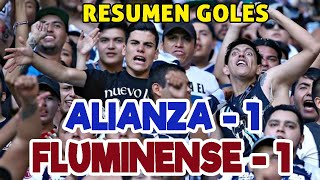 RESUMEN FLUMINENSE VS ALIANZA LIMA 1  1 [upl. by Airtina]