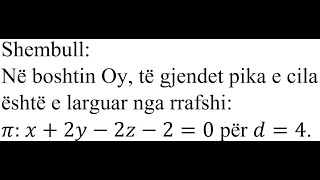 Detyra 3  Matematikë Ekuacioni i rrafshit [upl. by Reiner]