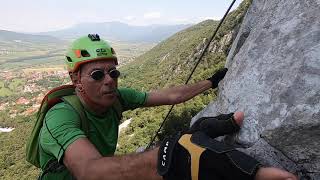 Ferrata Furlanova  Gradiska Tura  Slovenia [upl. by Nassah453]