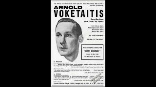 Arnold Voketaitis sings La Calunnia [upl. by Chader]