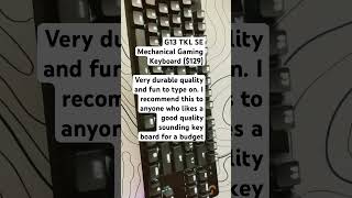 REVIEW G413 TKL SE Mechanical Gaming Keyboard shorts asmr reels viral shorts [upl. by Nyvar844]