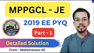 MPPGCL JE 2019  Previous Year Questions  Electrical  Part  1  GENCO Exam [upl. by Ardnosac]