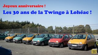 Les 30 ans de la Renault Twingo à lAutobrocante de Loheac [upl. by Saffian260]