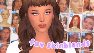 my favorite skin overlays with cc links⭐️  sims 4 custom content maxis match [upl. by Leonard]