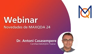 Webinar Novedades de MAXQDA 24 [upl. by Sekyere154]