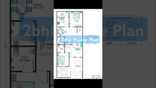 2bhk house plan house 2bhk [upl. by Bassett]