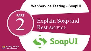 WebService Testing SoapUI Tutorial2 Soap and Rest service SoapUI Certification 8743913121100 [upl. by Yllut]