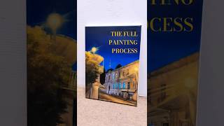 full creation process of my latest urban landscape painting oilpainting artist contemporaryart [upl. by Oringa]