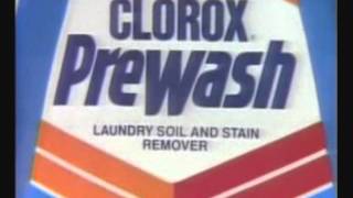 Clorox Prewash spray Commercial 1984 [upl. by Nylakcaj771]