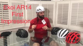 Ekoi AR14 road cycling helmet first impressions Is it a keeper [upl. by Hgielram]