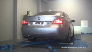 BMW 535d 272cv AUTO STAGE 2  343cv Digiservices Paris 77 Dyno [upl. by Reggis590]