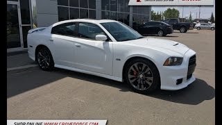 2013 Dodge Charger SRT8 Bright White 470 Horsepower Grove Dodge [upl. by Paterson40]