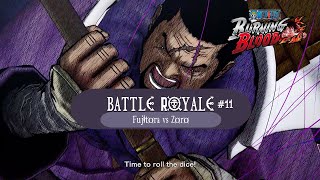 Battle Royale 11  Divine Justice  Fujitora Vs Zoro  One Piece  Burning Blood [upl. by Haelhsa]